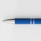 Preview: 10 Touchpen Kugelschreiber aus Metall / mit Muster / Farbe: blau