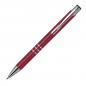 Preview: 100 Kugelschreiber aus Metall mit Namensgravur - lackiert - burgund (matt)