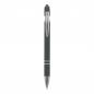 Preview: 10x Touchpen Kugelschreiber / aus Metall / Soft-Touch / Farbe: grau