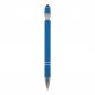 Preview: 10x Touchpen Kugelschreiber / aus Metall / Soft-Touch / Farbe: hellblau