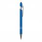 Preview: 10x Touchpen Kugelschreiber / aus Metall / Soft-Touch / Farbe: hellblau