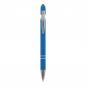 Preview: 10x Touchpen Kugelschreiber / aus Metall / Soft-Touch / Farbe: hellblau