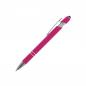 Preview: 10x Touchpen Kugelschreiber / aus Metall / Soft-Touch / Farbe: pink