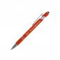 Preview: 10x Touchpen Kugelschreiber mit Gravur / aus Metall / Soft-Touch / Farbe: orange