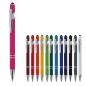 Preview: 13x Touchpen Kugelschreiber / aus Metall / Soft-Touch / 13 Farben