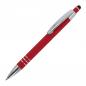 Preview: 5x Touchpen Kugelschreiber / aus Metall / mit Soft-Touch / Farbe: rot