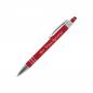 Preview: 5x Touchpen Kugelschreiber mit Gravur / aus Metall / mit Soft-Touch / Farbe: rot