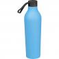 Preview: Gummierte Trinkflasche / 750ml / Farbe: hellblau