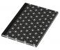 Preview: Kladde / Notizbuch / A5 / 96 Blatt / dotted / 70g/m² / "black & white Stars"