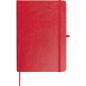 Preview: Notizbuch / Cover aus recyceltem PU / DIN A5 / 192 Seiten / Farbe: rot