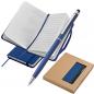 Preview: Schreibset 2-tlg. / Touchpen Kugelschreiber und Notizbuch 125x77mm / Farbe: blau