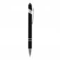 Preview: Touchpen Kugelschreiber / aus Metall / Soft-Touch / Farbe: schwarz