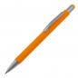 Preview: Touchpen Kugelschreiber mit Gravur / aus Metall / Farbe: orange