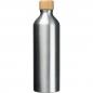 Preview: Trinkflasche aus recyceltem Aluminium mit Namensgravur - 750 ml - silbergrau