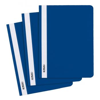 10 Herlitz  Schnellhefter / DIN A5 / PP / Farbe: blau