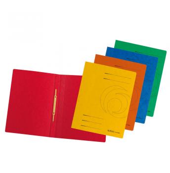 10 Herlitz Karton Schnellhefter / DIN A4 / 5 verschiedene Farben