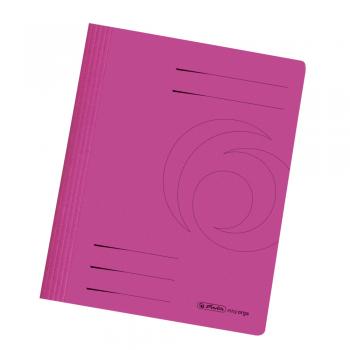 10 Herlitz Manila Karton Schnellhefter / DIN A4 / Farbe: pink