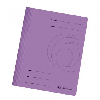 10 Herlitz Manila Karton Schnellhefter / DIN A4 / Farbe: violett