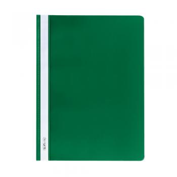 10 Herlitz Schnellhefter / DIN A4 / PP / extra stabil / Farbe: grün