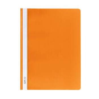 10 Herlitz Schnellhefter / DIN A4 / PP / extra stabil / Farbe: orange