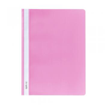 10 Herlitz Schnellhefter / DIN A4 / PP / extra stabil / Farbe: pink