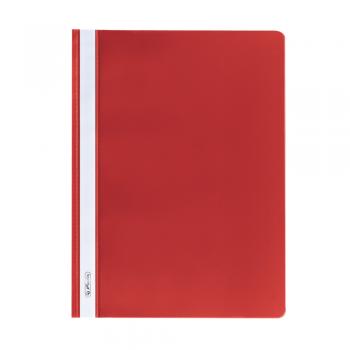 10 Herlitz Schnellhefter / DIN A4 / PP / extra stabil / Farbe: rot