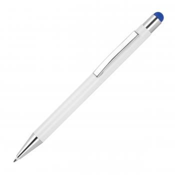 10 Touchpen Kugelschreiber / aus Metall / Stylusfarbe: blau