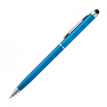 10 Touchpen Kugelschreiber / Farbe: hellblau