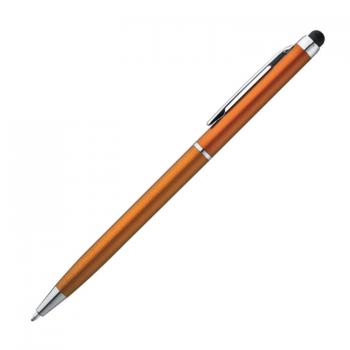 10 Touchpen Kugelschreiber / Farbe: orange