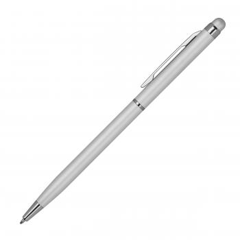 10 Touchpen Kugelschreiber / schlankes design / Farbe: silber