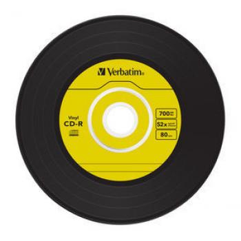 10 Verbatim CD-R Vinyl Color Rohlinge 80min 700MB