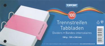 100 Trennstreifen 190g blau