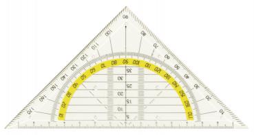 10x Geo-Dreieck Geometriedreieck