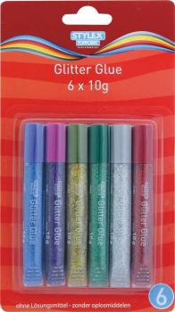 18 (3x 6) Tuben Glitter Glue