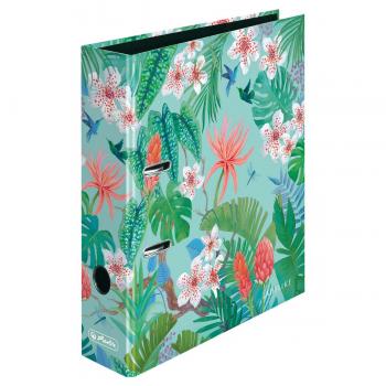 2x Herlitz Motivordner / DIN A4 / 80mm / "Ladylike Jungle + Schmetterlinge"