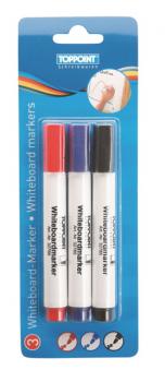 3 Whiteboardmarker Whiteboard Marker blau rot schwarz