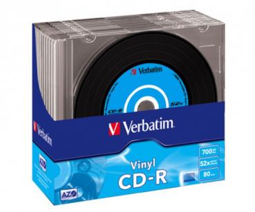 30 Verbatim CD-R Vinyl Color Rohlinge 80min 700MB