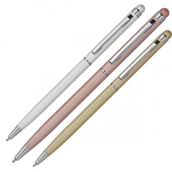 3x Touchpen Kugelschreiber / schlankes design / 3 Farben