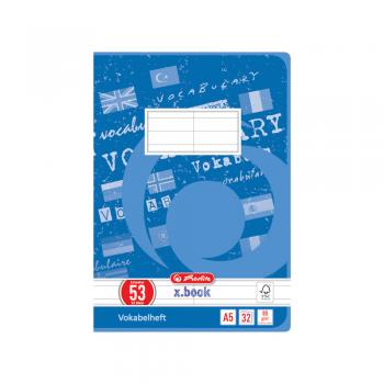 5 Herlitz Vokabelhefte / A5 / 32 Blatt / Lineatur 53