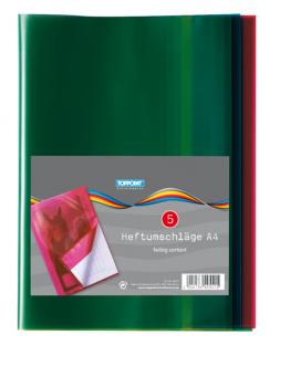 50 (10x 5Stk) Heftumschläge DIN A4 verschiedene Farben