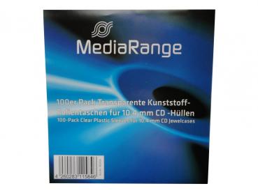 500 (5x 100) CD Hüllen für 10.4mm CD Jewelcases / Folienhüllen / Sleeves