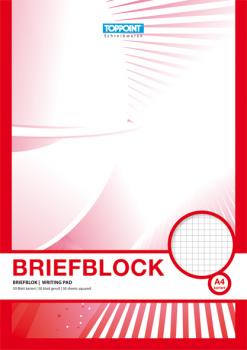 Briefblock kariert DIN A4 Schreibblock