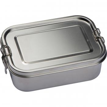 Brotdose / Lunchbox / aus Edelstahl / Farbe: silber