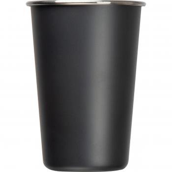 Edelstahlbecher mit Namensgravur - Trinkbecher - 480ml - Farbe: schwarz