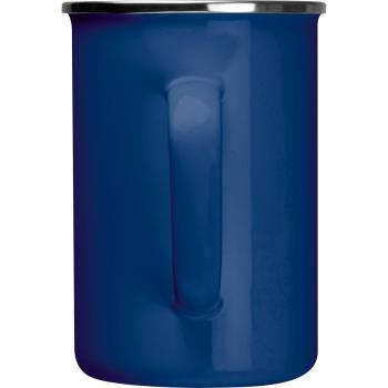 Emaille Tasse / Füllvermögen: 550ml / Farbe: blau