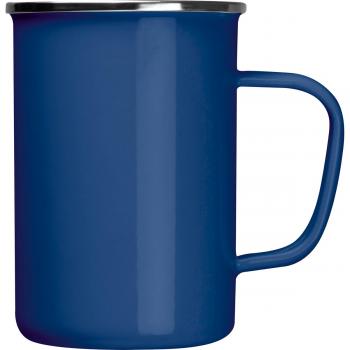 Emaille Tasse / Füllvermögen: 550ml / Farbe: blau