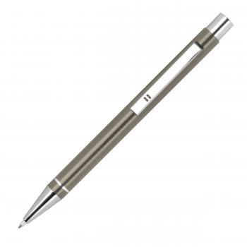 Gel-Kugelschreiber / aus Metall / Gelschreiber / Farbe: anthrazit