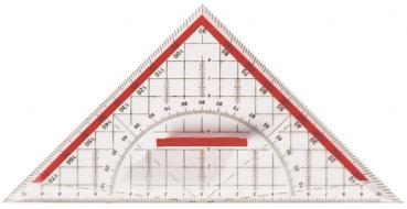 Geo-Dreieck Geometriedreieck mit Griff groß