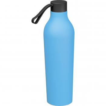 Gummierte Trinkflasche / 750ml / Farbe: hellblau