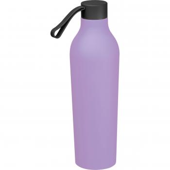 Gummierte Trinkflasche / 750ml / Farbe: lila